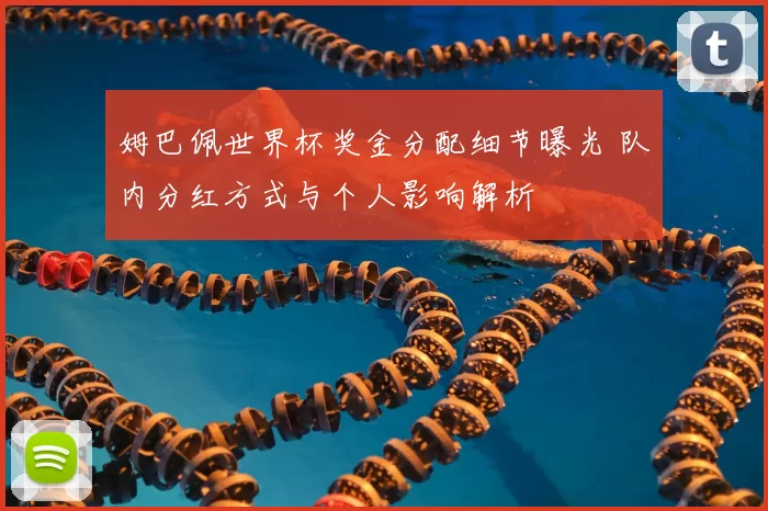 姆巴佩世界杯奖金分配细节曝光 队内分红方式与个人影响解析